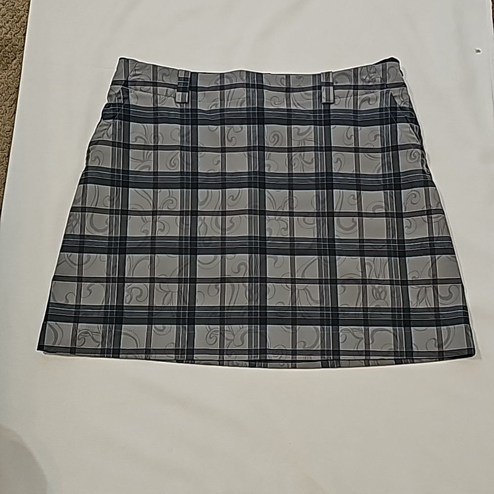 Nike Golf Dri-fit plaid Skort size 12